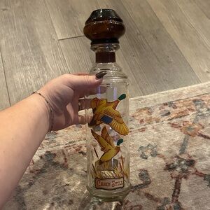 Glass Decanter with Duck Design